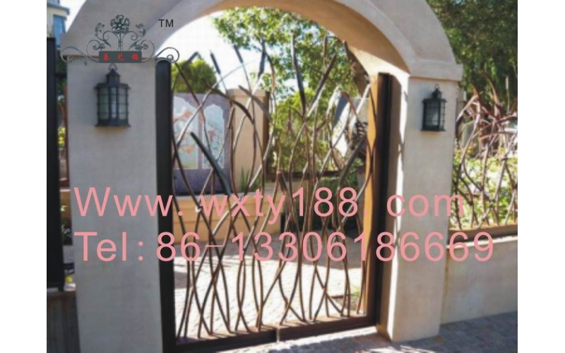 Wrought iron gate