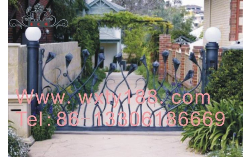 Wrought iron gate