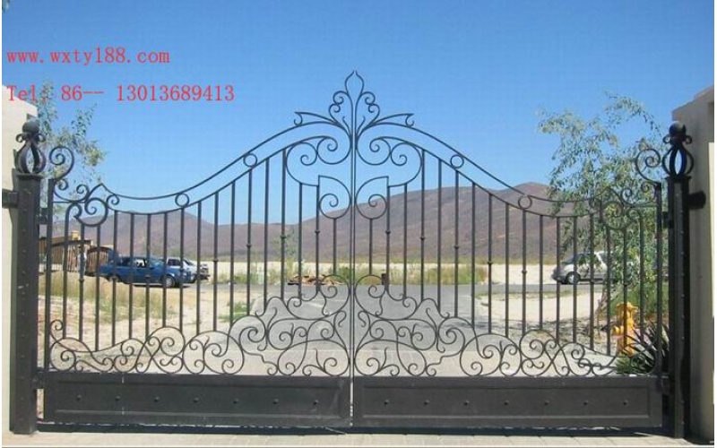 Wrought iron gate