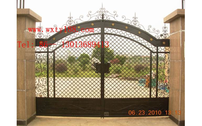 Wrought iron gate