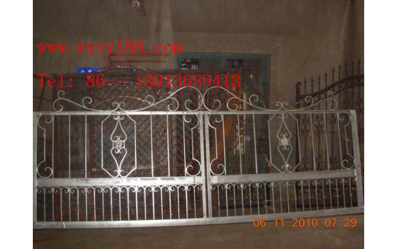 Wrought iron gate