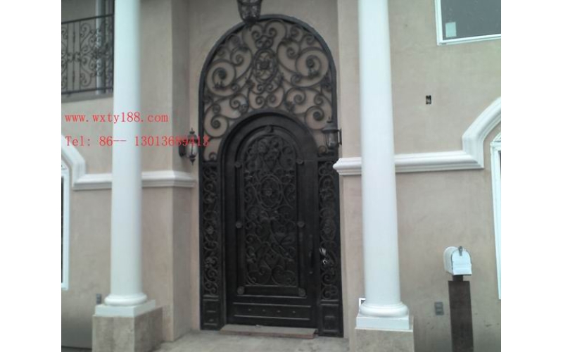 Wrought iron gate