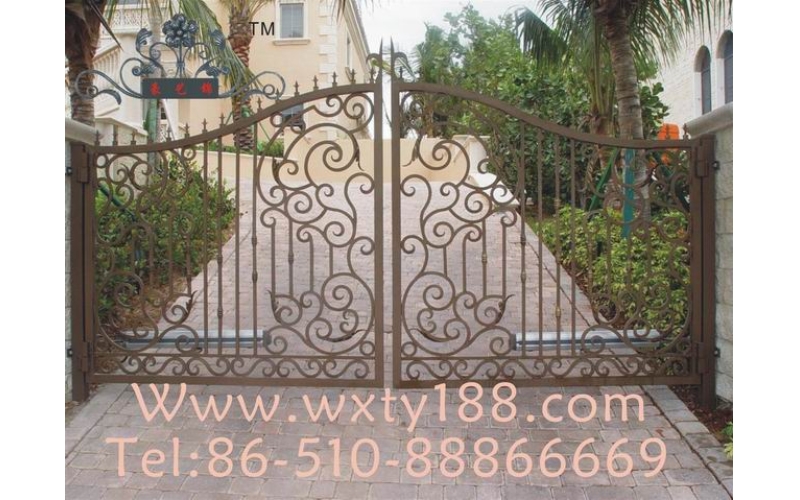 Wrought iron gate