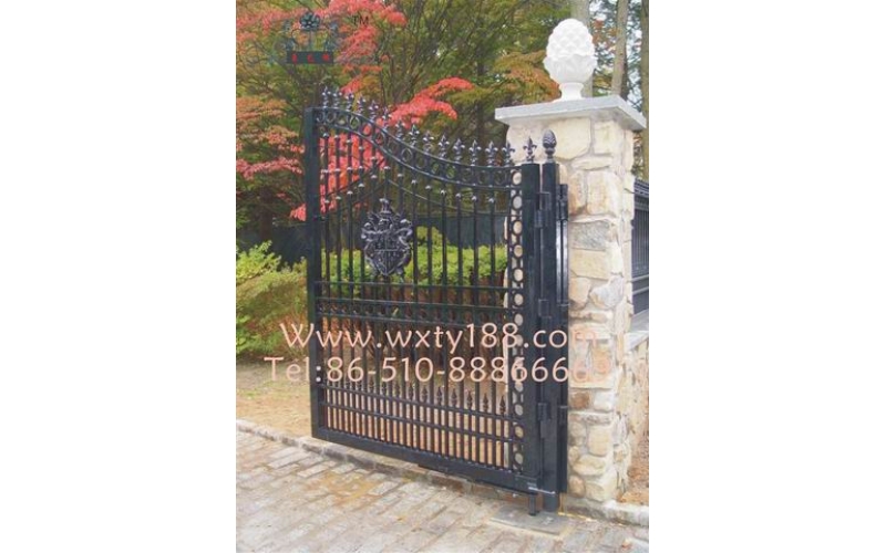 Wrought iron gate