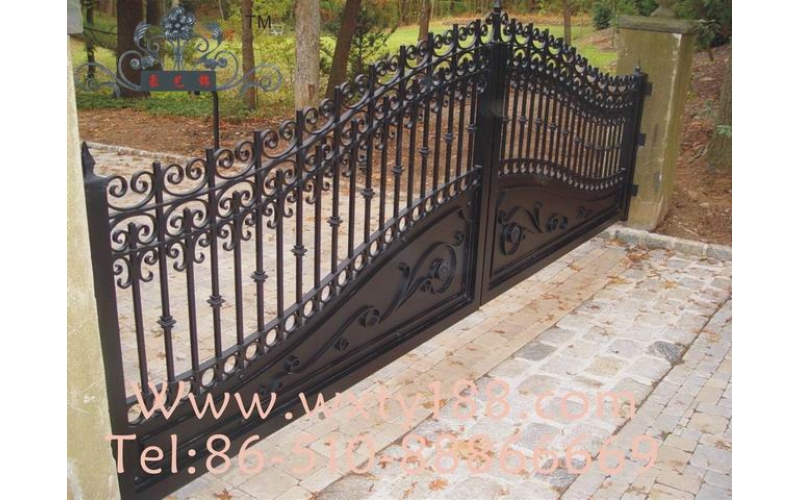 Wrought iron gate