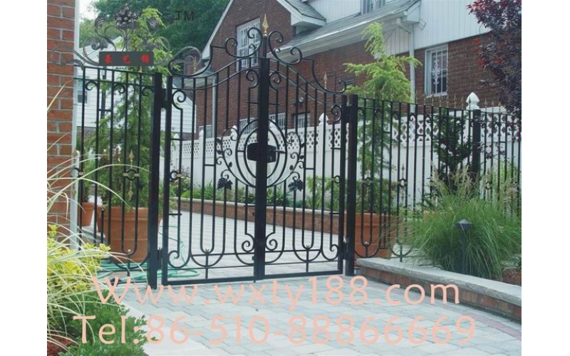 Wrought iron gate