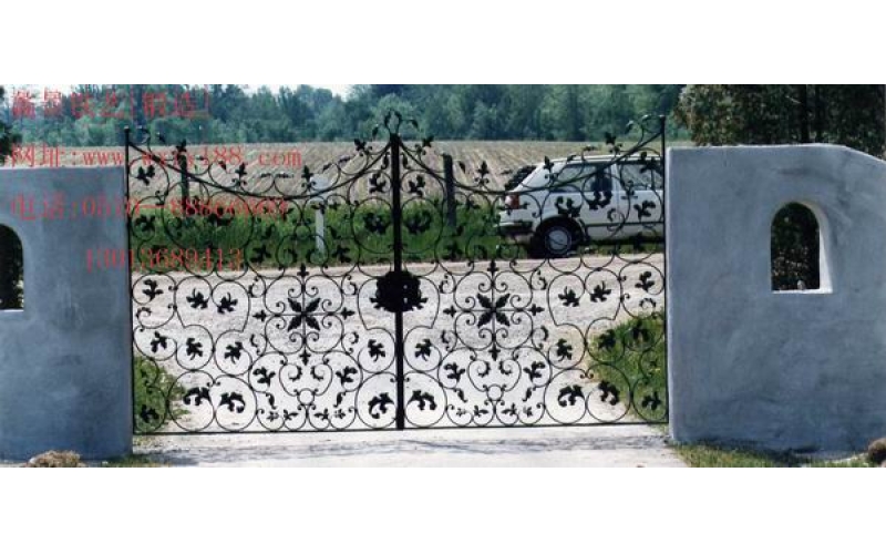 Wrought iron gate