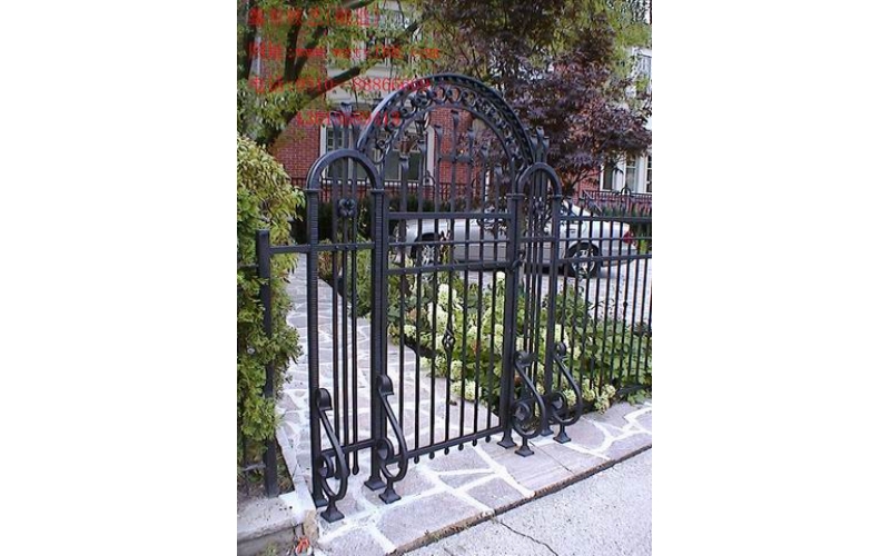 Wrought iron gate