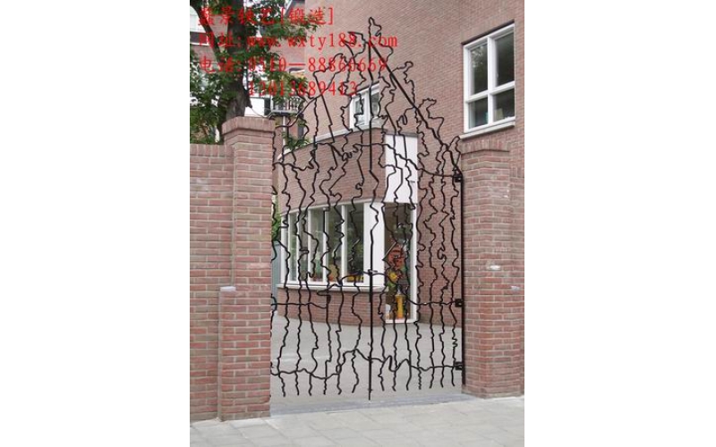 Wrought iron gate