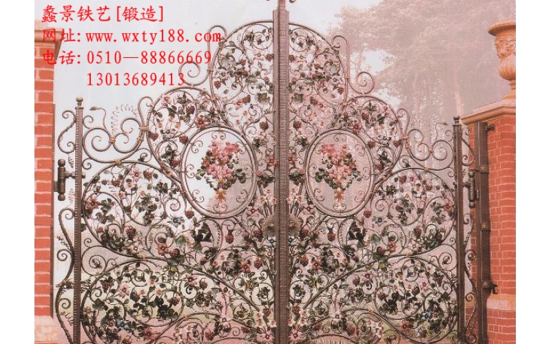 Wrought iron gate