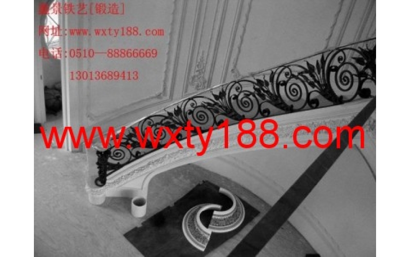 wrought iron rail indoor