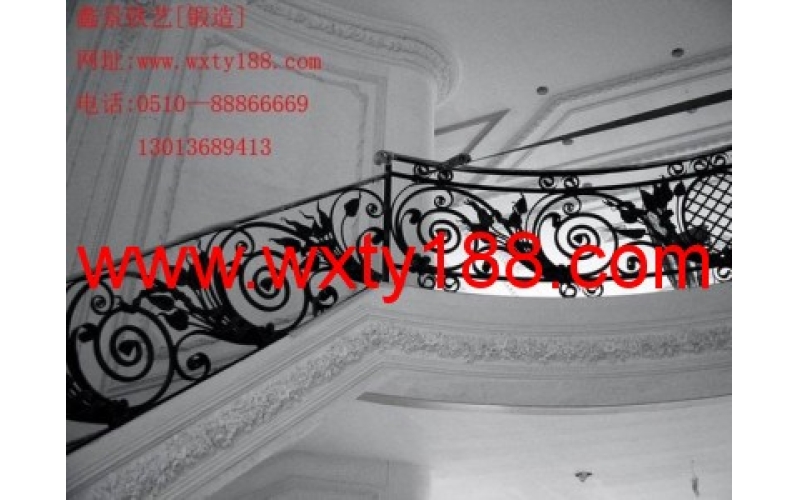 wrought iron rail indoor