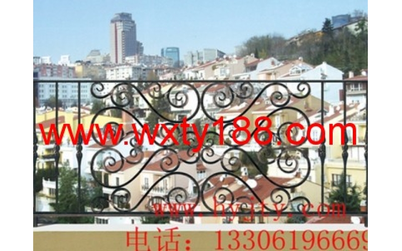 The balcony guardrail