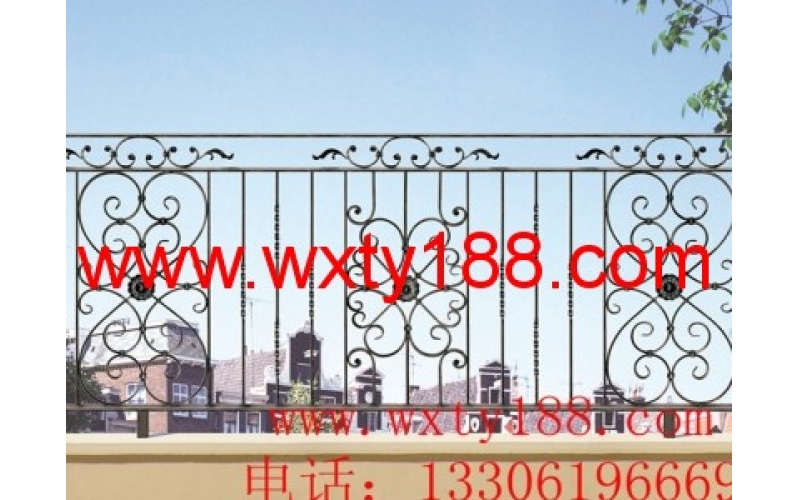The balcony guardrail