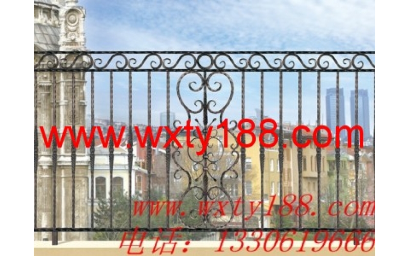 The balcony guardrail