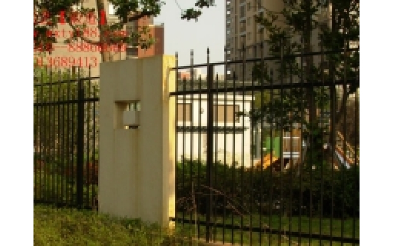 wrought iron fence