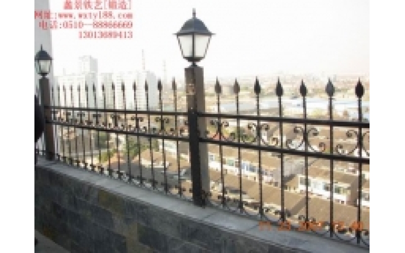 wrought iron fence