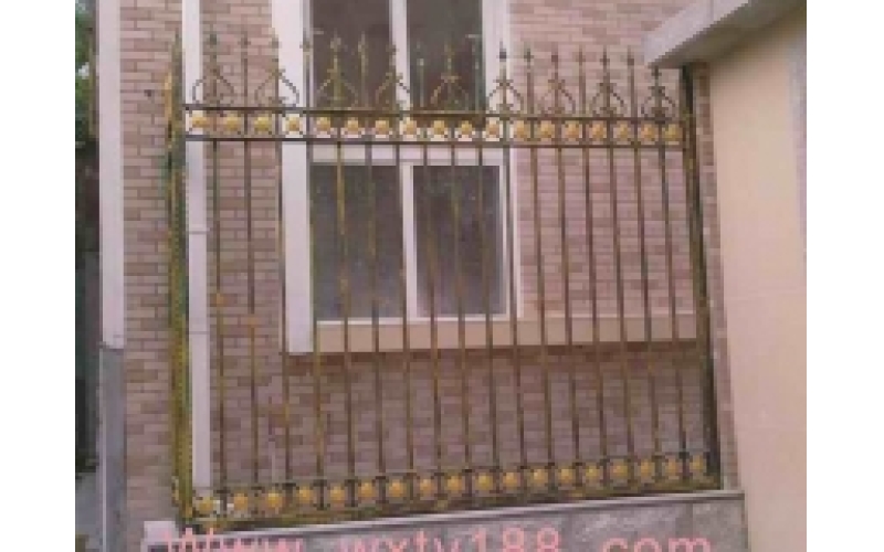 wrought iron fence