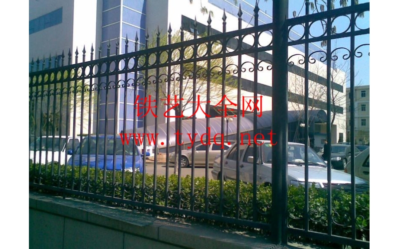 wrought iron fence