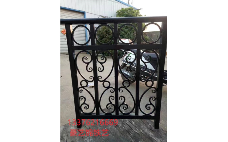 Small wrought iron courtyard gates