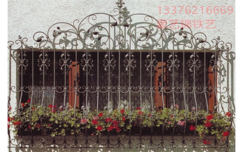 Wrought iron window