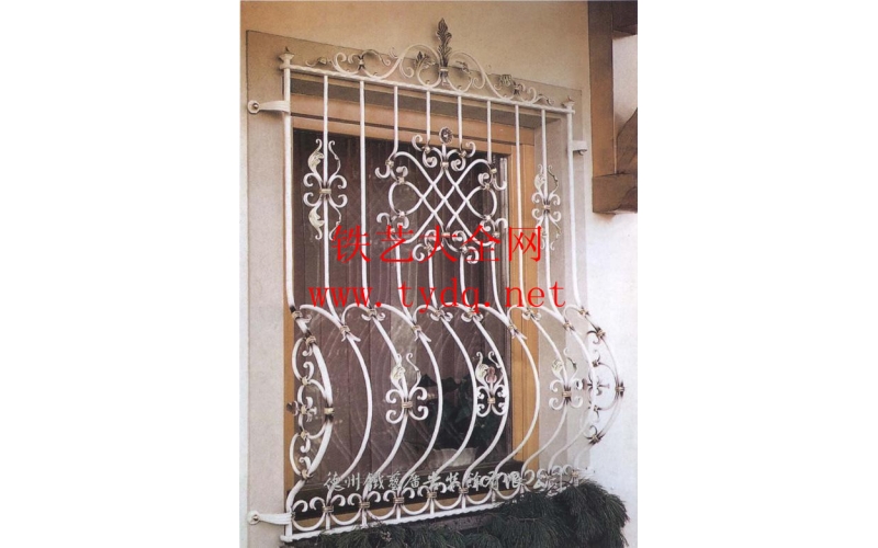 Wrought iron window