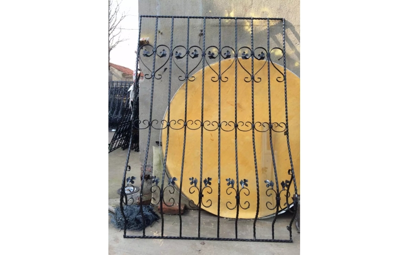Wrought iron window