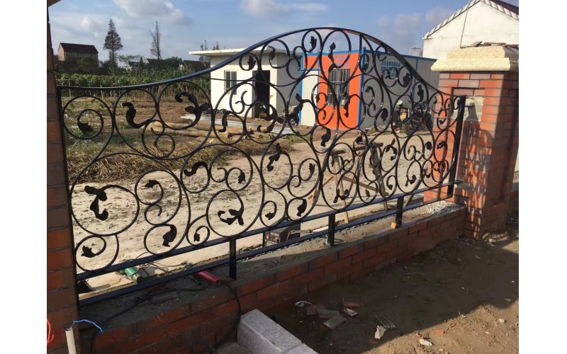 wrought iron fence picture