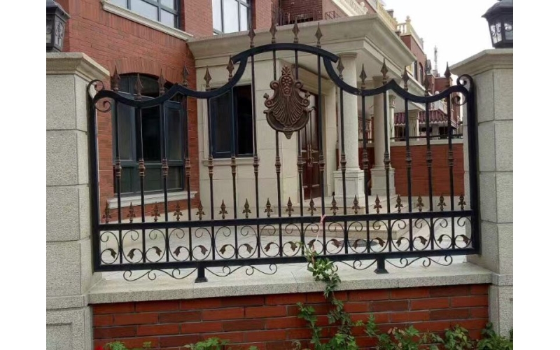 wrought iron fence picture