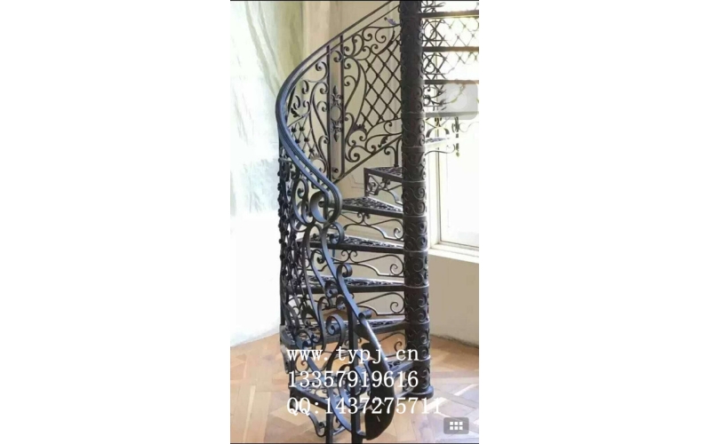 Iron art staircase pictur