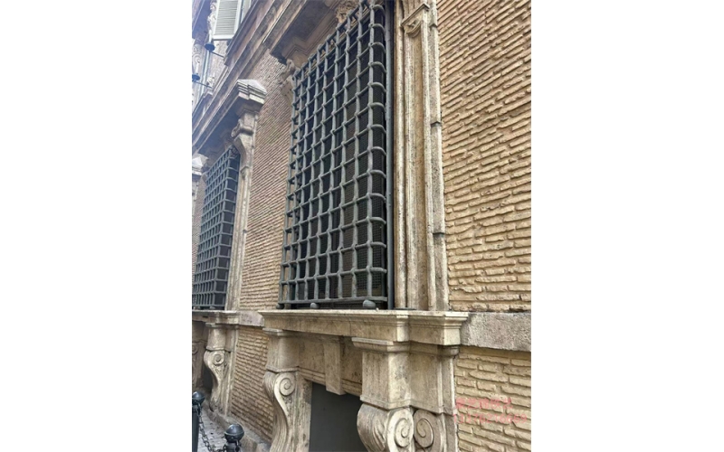 Wrought iron window