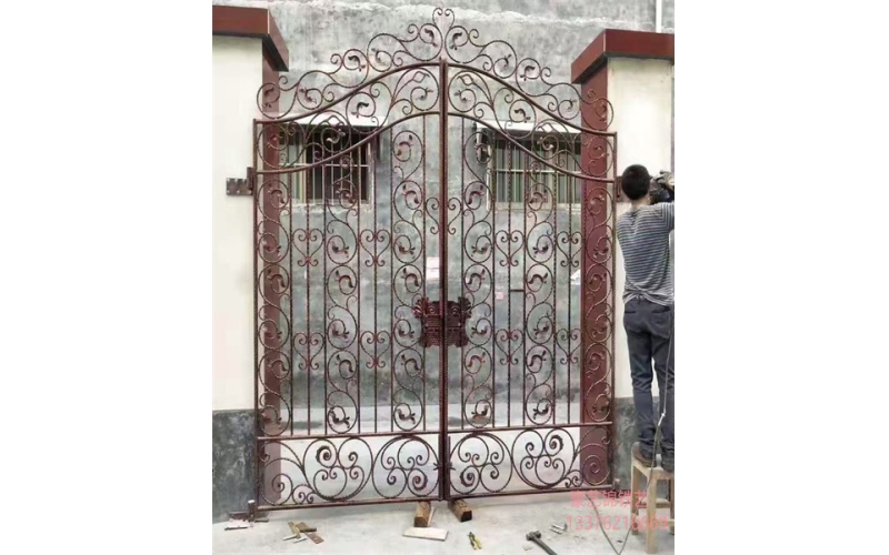 Wrought iron gates